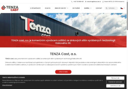 TENZA cast, a.s. nabízí práci na pozici Seřizovači a obsluha konvenčních soustruhů (m/ž) v obci Adamov