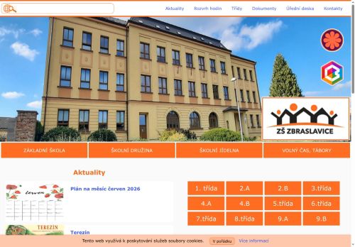 Základní škola Zbraslavice, okres Kutná Hora nabízí práci na pozici Aprobovaný učitel/učitelka anglického jazyka v obci Zbraslavice