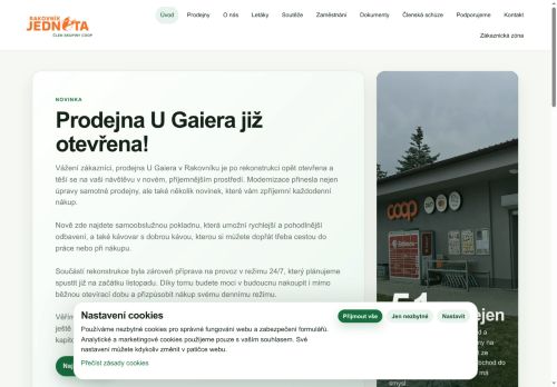 Zobrazit webové stránky COOP Jednota Rakovník - Falco