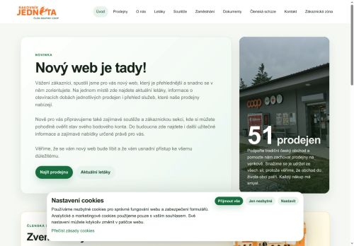 Zobrazit webové stránky COOP Jednota Rakovník - Na Váze