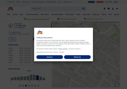 Zobrazit webové stránky DM drogerie