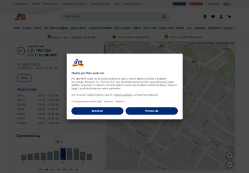 Zobrazit webové stránky DM drogerie