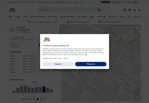 Zobrazit webové stránky DM drogerie