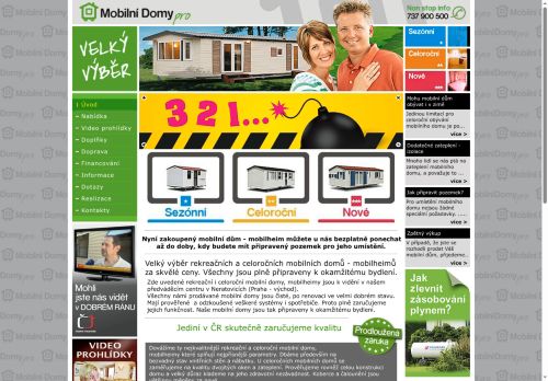 Zobrazit webové stránky Mobilní Domy pro