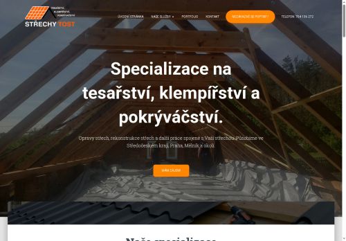 Zobrazit webové stránky Střechy TOST