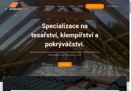 Zobrazit webové stránky Střechy TOST