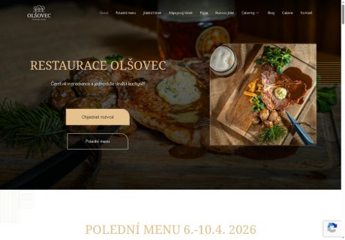 Zobrazit webové stránky Restaurace Olšovec Jedovnice