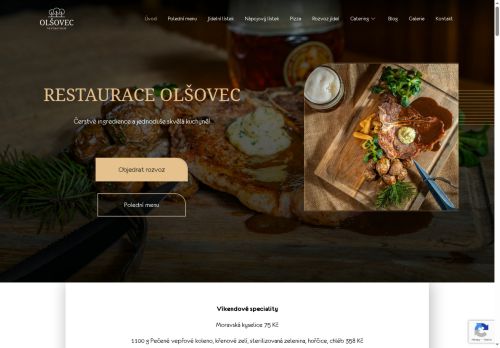Zobrazit webové stránky Restaurace Olšovec Jedovnice