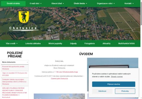 Webové stránky Základní škola a Mateřská škola Chotusice, okres Kutná Hora, Chotusice