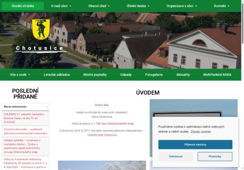 Webové stránky Obec Chotusice, Chotusice