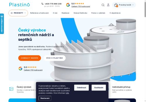 Zobrazit webové stránky Plastino s.r.o.