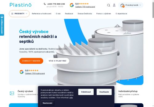 Zobrazit webové stránky Plastino s.r.o.