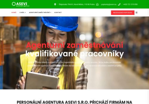ASEVI s.r.o. nabízí práci na pozici Montážní dělníci mechanických zařízení v obci Dobrovice