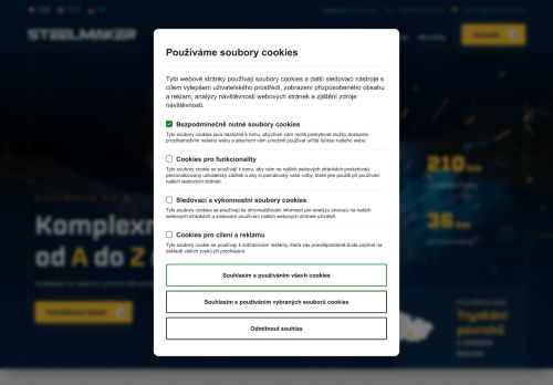 Steelmaker s.r.o. nabízí práci na pozici operátor laseru (m/ž) v obci Lhota Rapotina