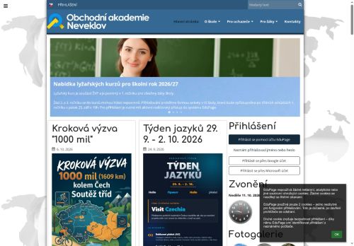 Obchodní akademie Neveklov nabízí práci na pozici Učitelé všeobecně vzdělávacích předmětů na středních školách v obci Neveklov