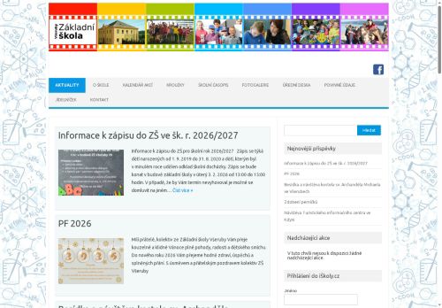 Webové stránky Základní škola Všeruby, okres Domažlice, příspěvková organizace, Všeruby