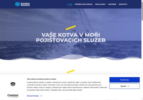 Webové stránky BOHEMIA BROKERS, s.r.o., Kladno