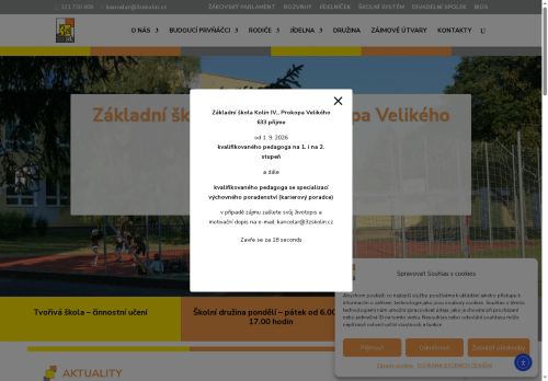 Zobrazit webové stránky Základní škola Kolín IV., Prokopa Velikého