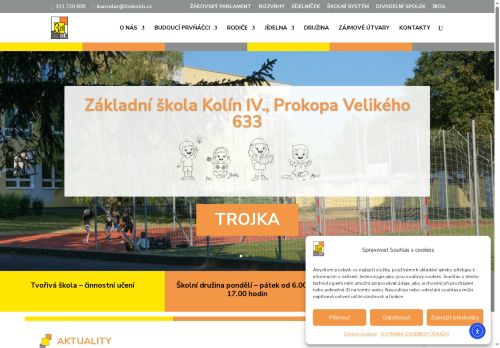 Základní škola Kolín IV., Prokopa Velikého 633 nabízí práci na pozici mzdový účetní (m/ž) v obci Kolín