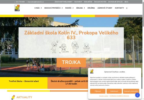 Zobrazit webové stránky Základní škola Kolín IV., Prokopa Velikého