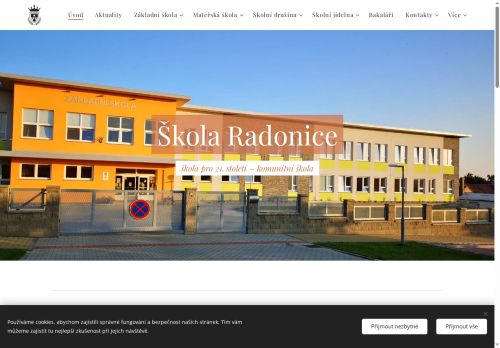 Základní škola a Mateřská škola Radonice, příspěvková organizace nabízí práci na pozici Kuchaři (kromě šéfkuchařů) / m+ž v obci Radonice