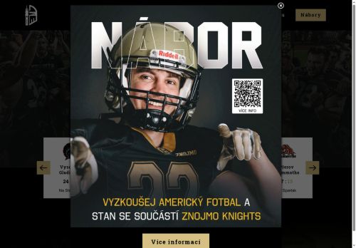 Webové stránky TJ Znojmo, z.s., Znojmo