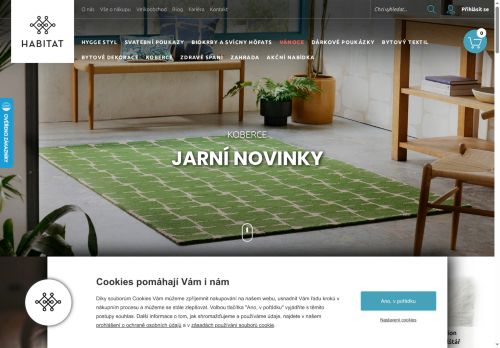 Zobrazit webové stránky Habitat – vše pro dům, byt a zahradu