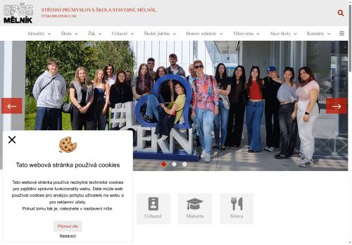 Zobrazit webové stránky Střední průmyslová škola stavební Mělník