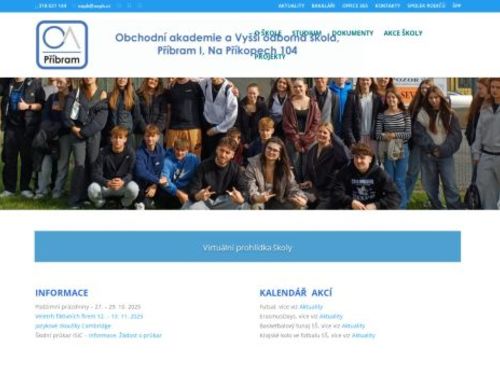 Obchodní akademie a Vyšší odborná škola Příbram I