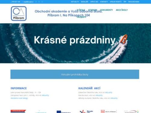Obchodní akademie a Vyšší odborná škola Příbram I