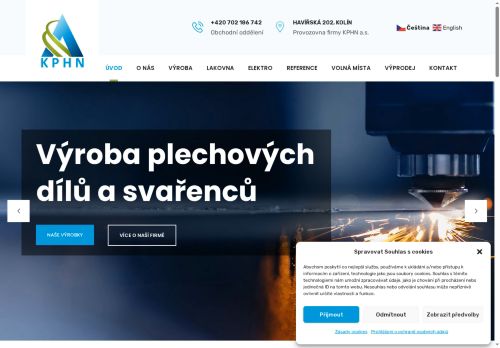 KPHN a.s. nabízí práci na pozici Lakýrník práškové lakovny (m/ž) v obci Kolín
