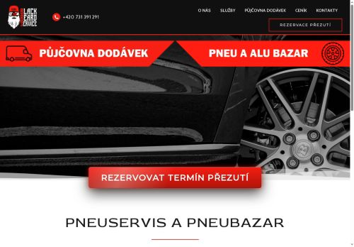 Zobrazit webové stránky Black Beard Service - Pneuservis a Pneubazar (Půjčovna dodávek)