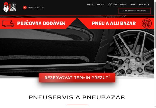 Zobrazit webové stránky Black Beard Service - Pneuservis a Pneubazar (Půjčovna dodávek)