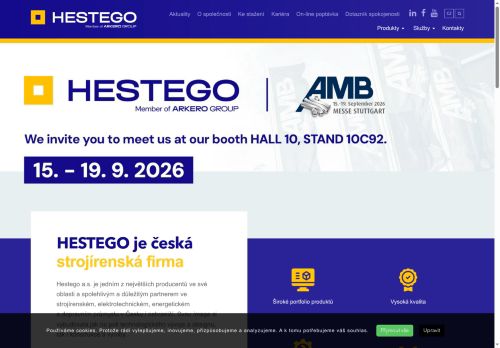 HESTEGO a.s. nabízí práci na pozici Svářeč (m/ž) v obci Vyškov
