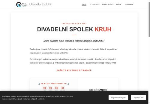 Zobrazit webové stránky Dobříšský divadelní spolek Kruh