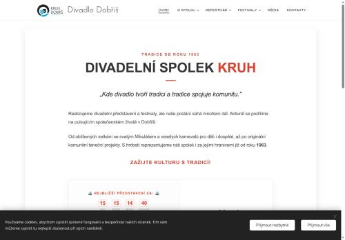 Zobrazit webové stránky Dobříšský divadelní spolek Kruh