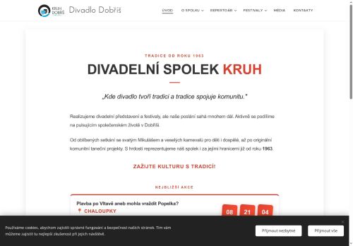 Zobrazit webové stránky Dobříšský divadelní spolek Kruh