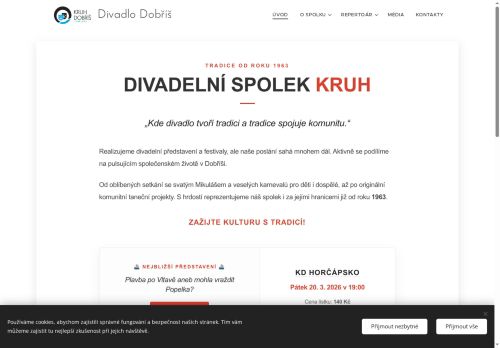 Zobrazit webové stránky Dobříšský divadelní spolek Kruh