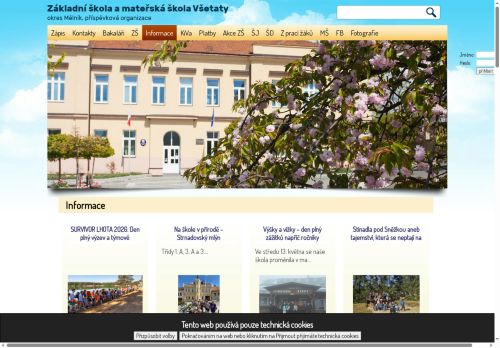 Základní škola a mateřská škola Všetaty - okres Mělník, příspěvková organizace nabízí práci na pozici Učitelé na 2. stupni základních škol v obci Všetaty