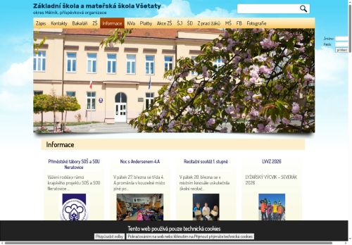 Základní škola a mateřská škola Všetaty - okres Mělník, příspěvková organizace nabízí práci na pozici Učitelé na 2. stupni základních škol v obci Všetaty