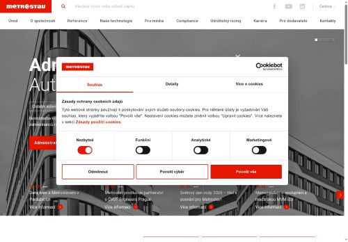 Metrostav DIZ a.s. nabízí práci na pozici Stavbyvedoucí elektro v obci Brno