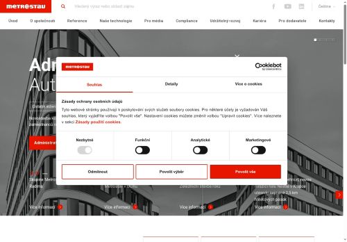 Metrostav a.s. nabízí práci na pozici Betonáři, železáři v obci Brno