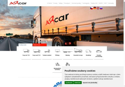 AR car - CZ s. r. o. nabízí práci na pozici Mechanici a opraváři nákladních automobilů v obci Nové Strašecí