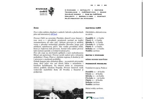 Pivovar Chříč s.r.o. nabízí práci na pozici řidič - rozvoz piva pro Pivovar Chříč v obci Praha