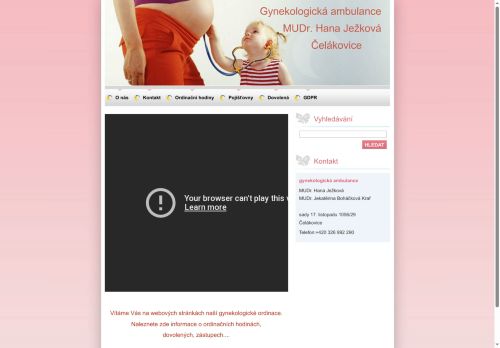 Zobrazit webové stránky Gynekologická ambulance - MUDr. Hana Ježková