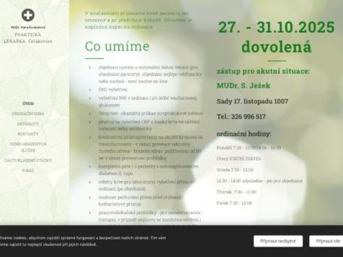 Praktický lékař pro dospělé - MUDr. Hana Koukalová