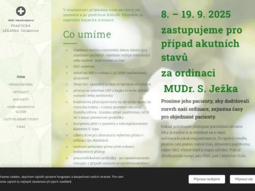 Praktický lékař pro dospělé - MUDr. Hana Koukalová