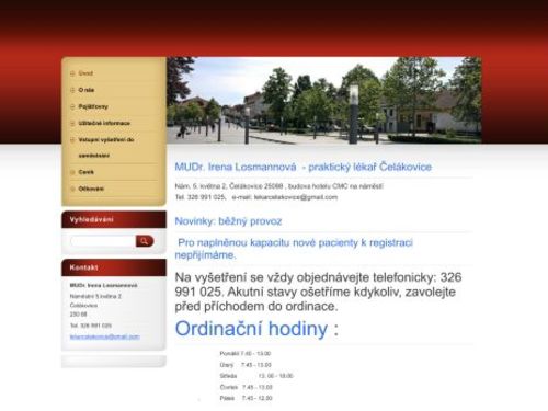 Praktický lékař pro dospělé - MUDr. Irena Losmannová