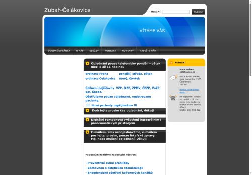 Zobrazit webové stránky Zubní ordinace - MUDr. Evald Wanke