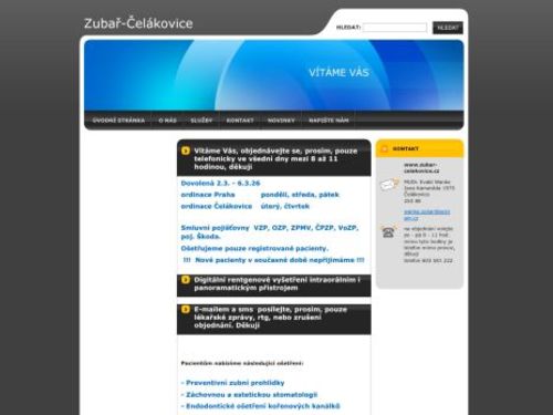 Zubní ordinace - MUDr. Evald Wanke